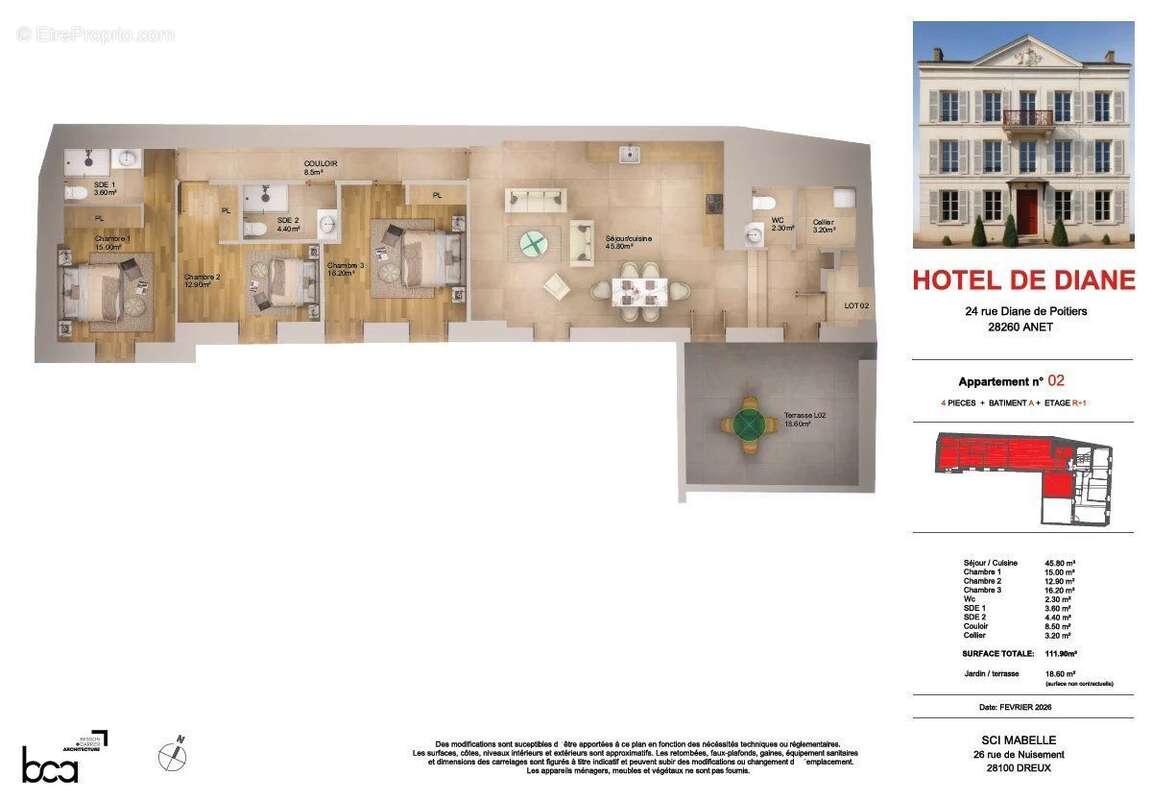 Appartement à ANET