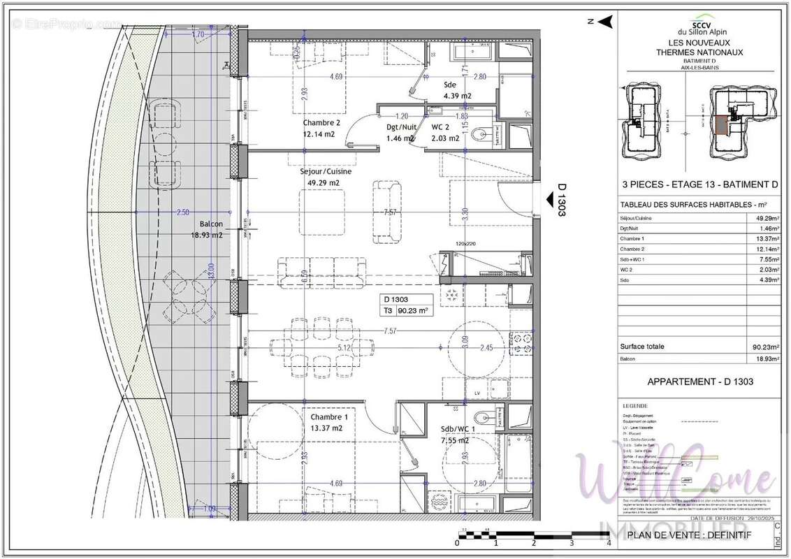 Appartement à AIX-LES-BAINS