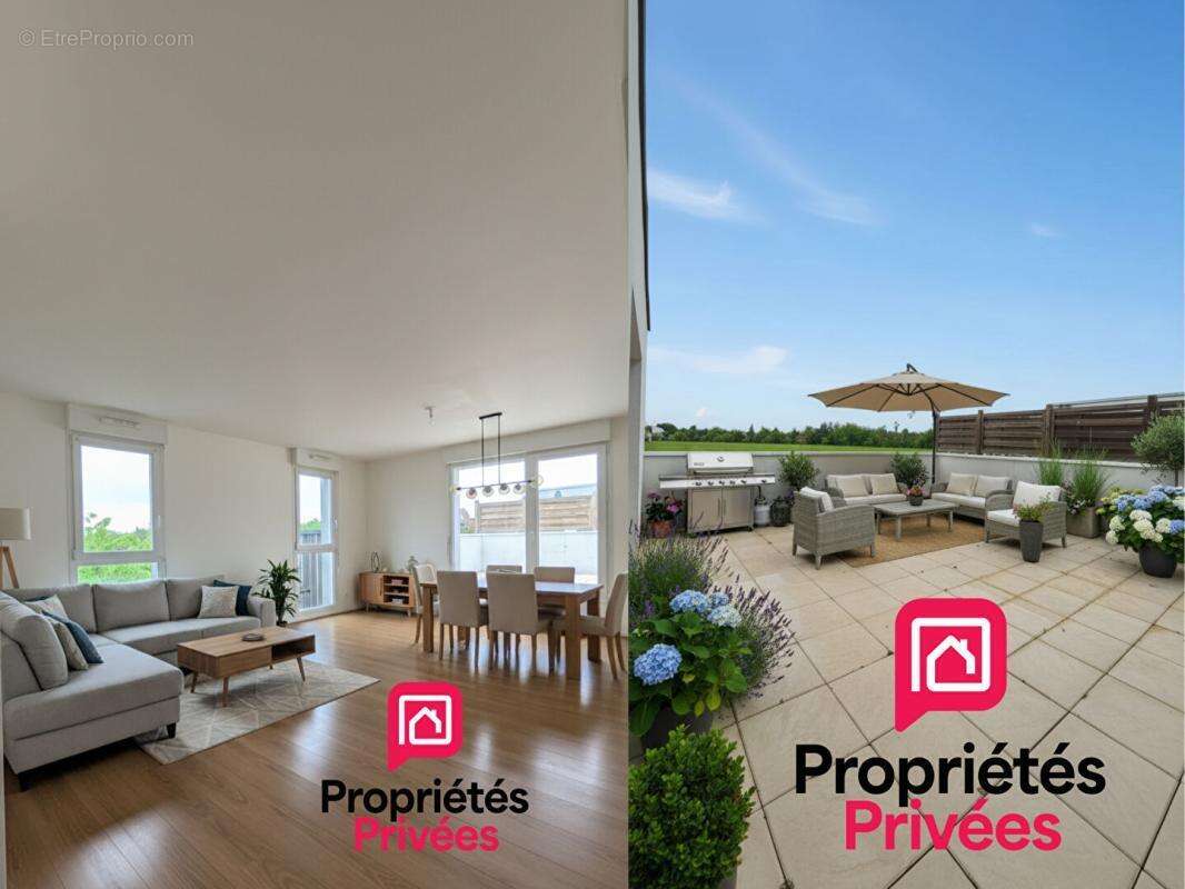 Appartement Anzin, 4 pièces 91 m2, 3 chambres, terrasse, balcon, parking - photo 11