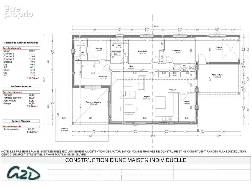 Proche centre ville, maison contemporaine de plain-pied avec piscine et garage - photo 17