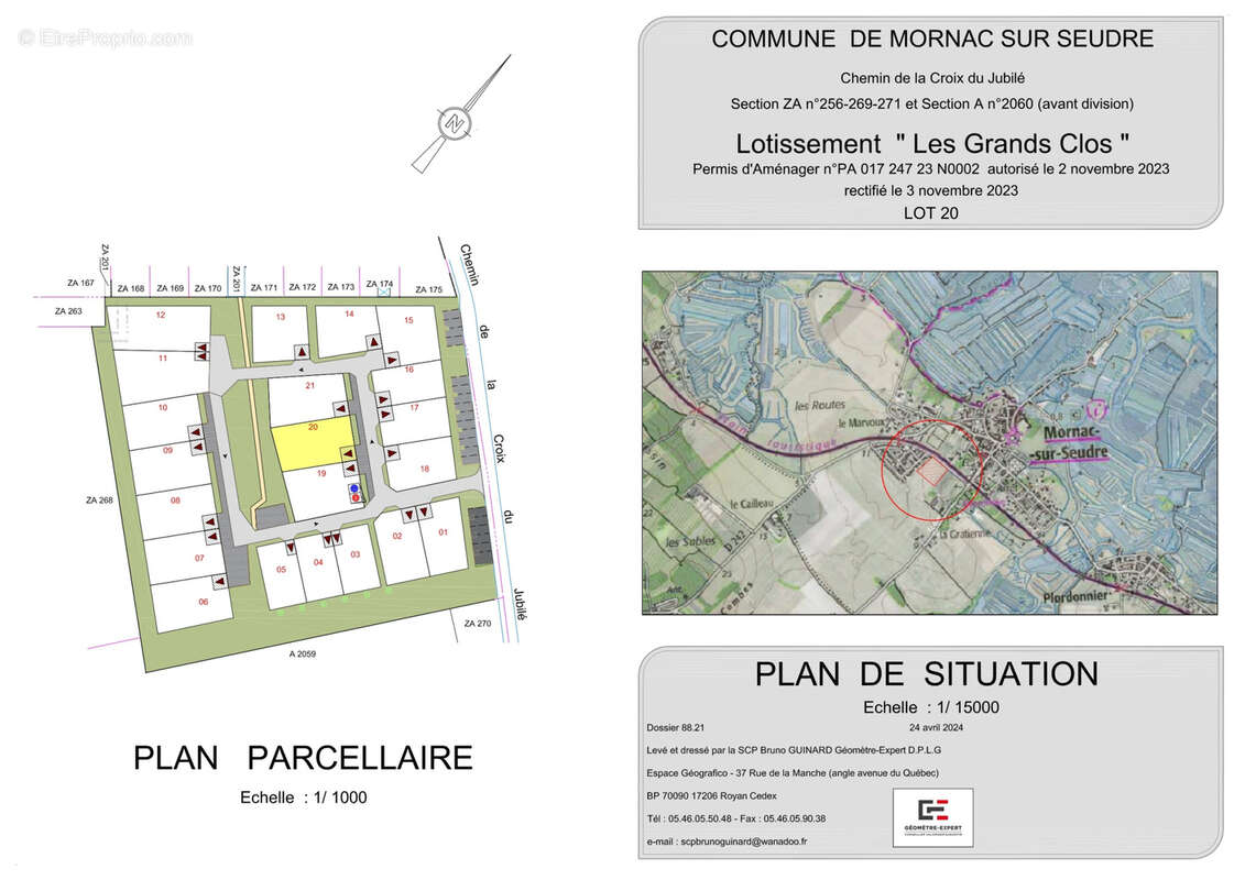 Terrain viabilise 404 m2 lot 20 - photo 3