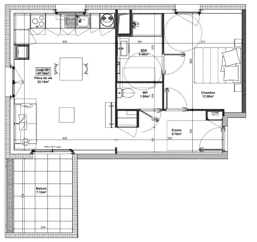 Appartement à ETUPES