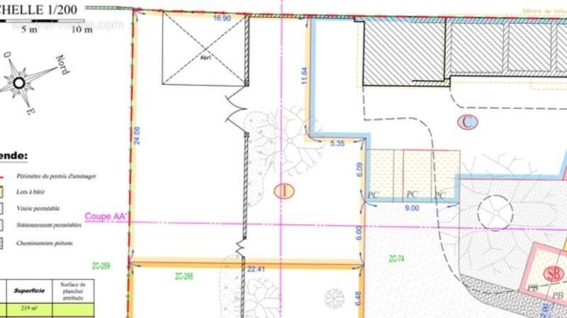 Terrain à vendre de 470,00 m² TAPONAS (69) - TERRAIN CONSTRUCTIBLE 470 m² - plat et au calme - photo 2