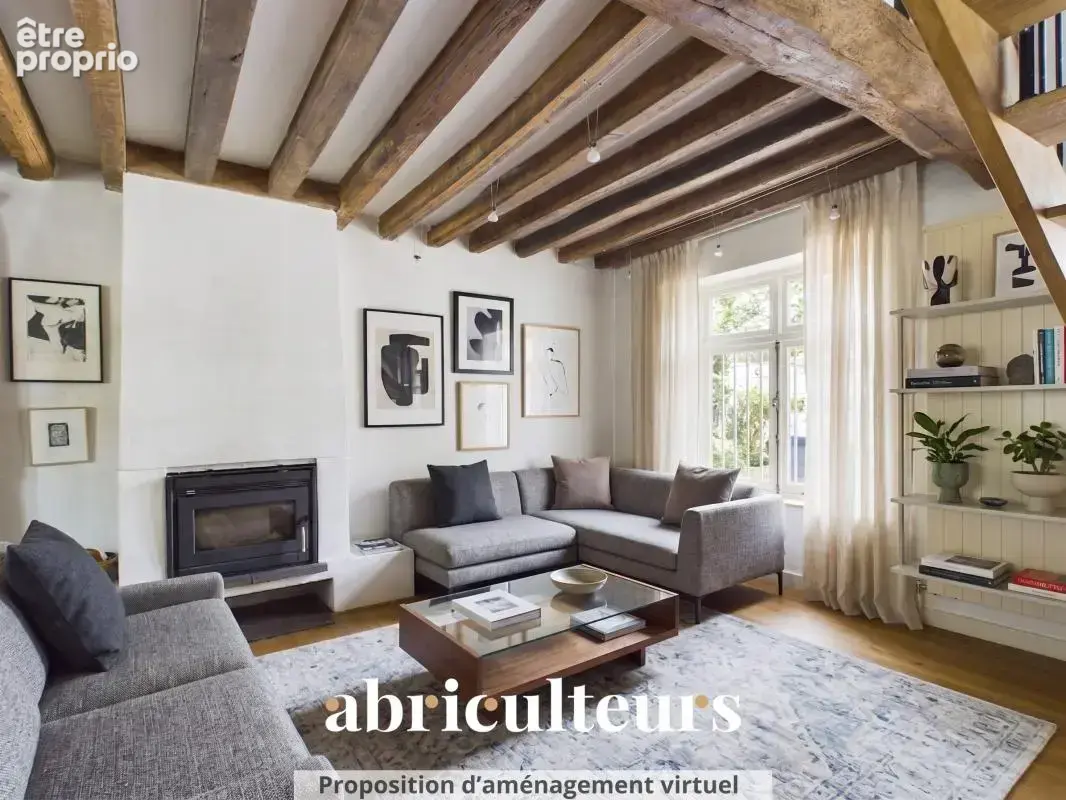 Maison Historique de Charme 103 m² – Cour Pavée & Terrasse – en vente à Le Pecq (78230) - photo 2