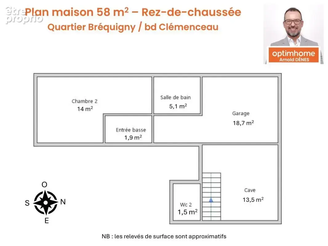 Terrain constructible en ville quartier Bréquigny, grande parcelle orientée Sud - photo 18