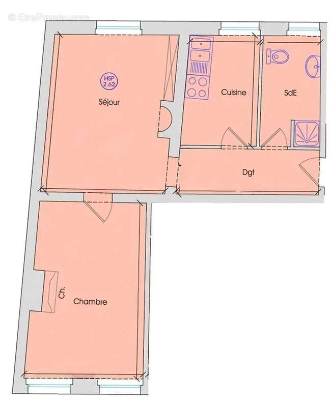 Appartement 43 m² à Paris-18e  - photo 9