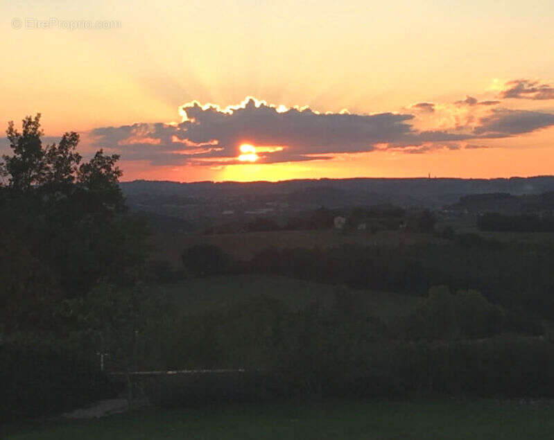 coucher de soleil - Maison à AUCH