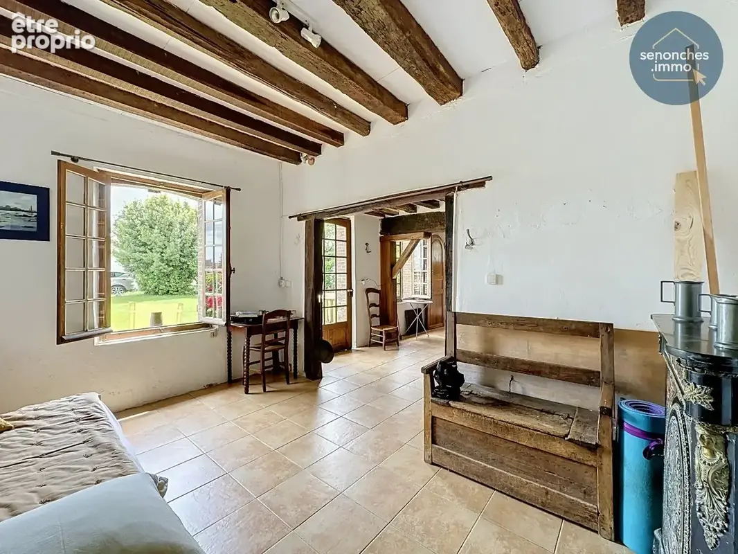 Maison percheronne à vendre 104 m² habitables avec jardin clos à Digny (28250) - photo 4