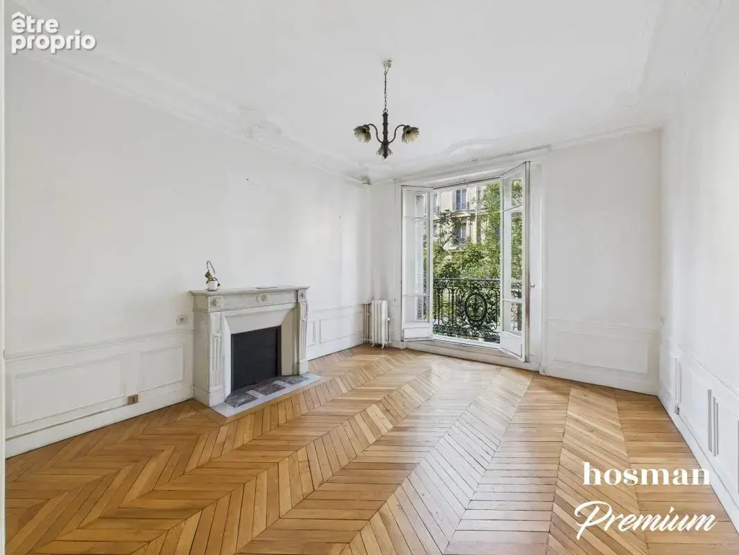 Beau 4 pièces Haussmannien de 99 m2 - Profession libérale - Traversant, charme de l'ancien, lumineux - Rue Ordener, Paris 18ème - photo 3