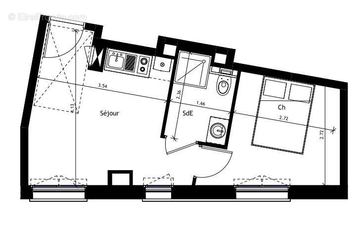 Appartement à PARIS-20E