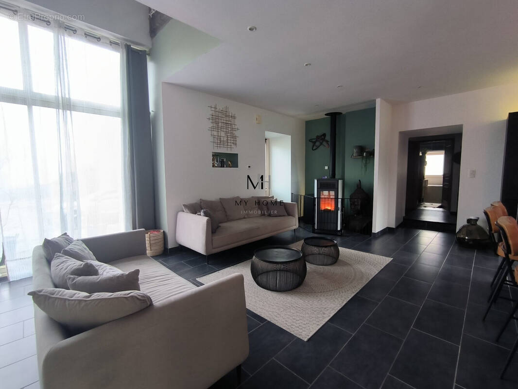 salon maison principale - Maison à ALENCON