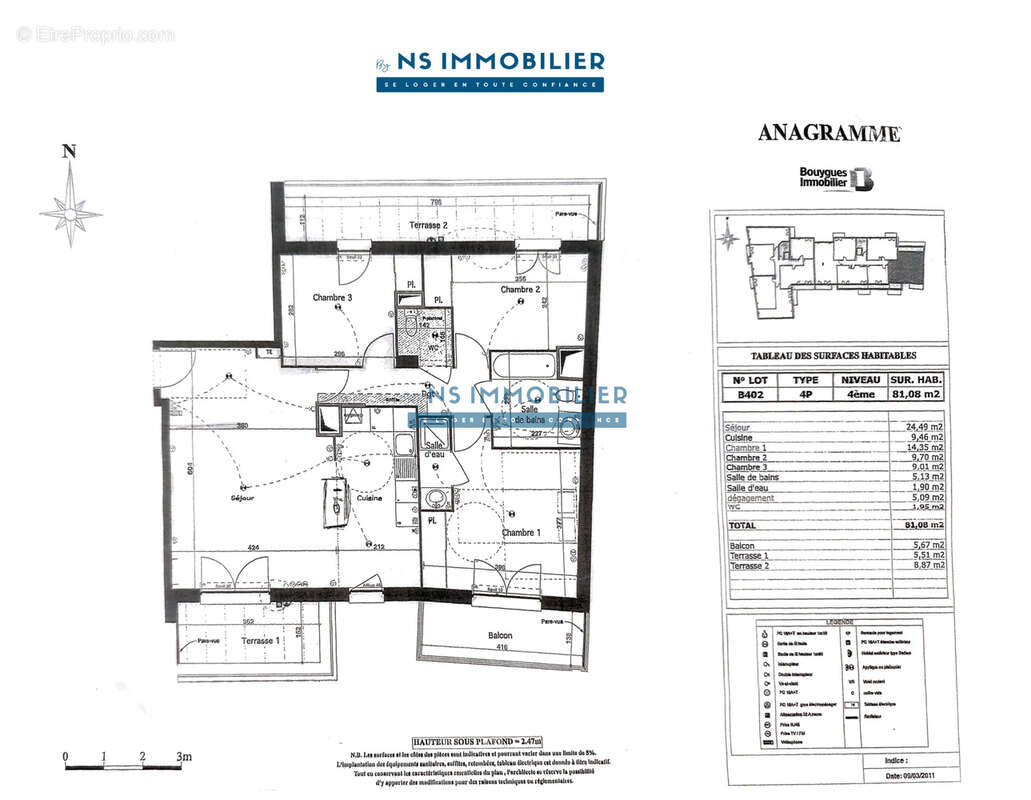 Appartement à ARGENTEUIL