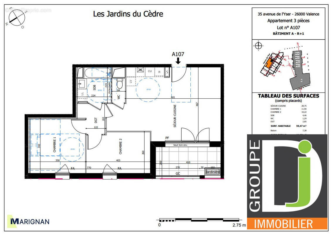Appartement à VALENCE