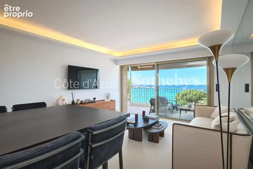 Cannes Croisette, magnifique vue mer : appartement 3 Pièces parfait état. - photo 4