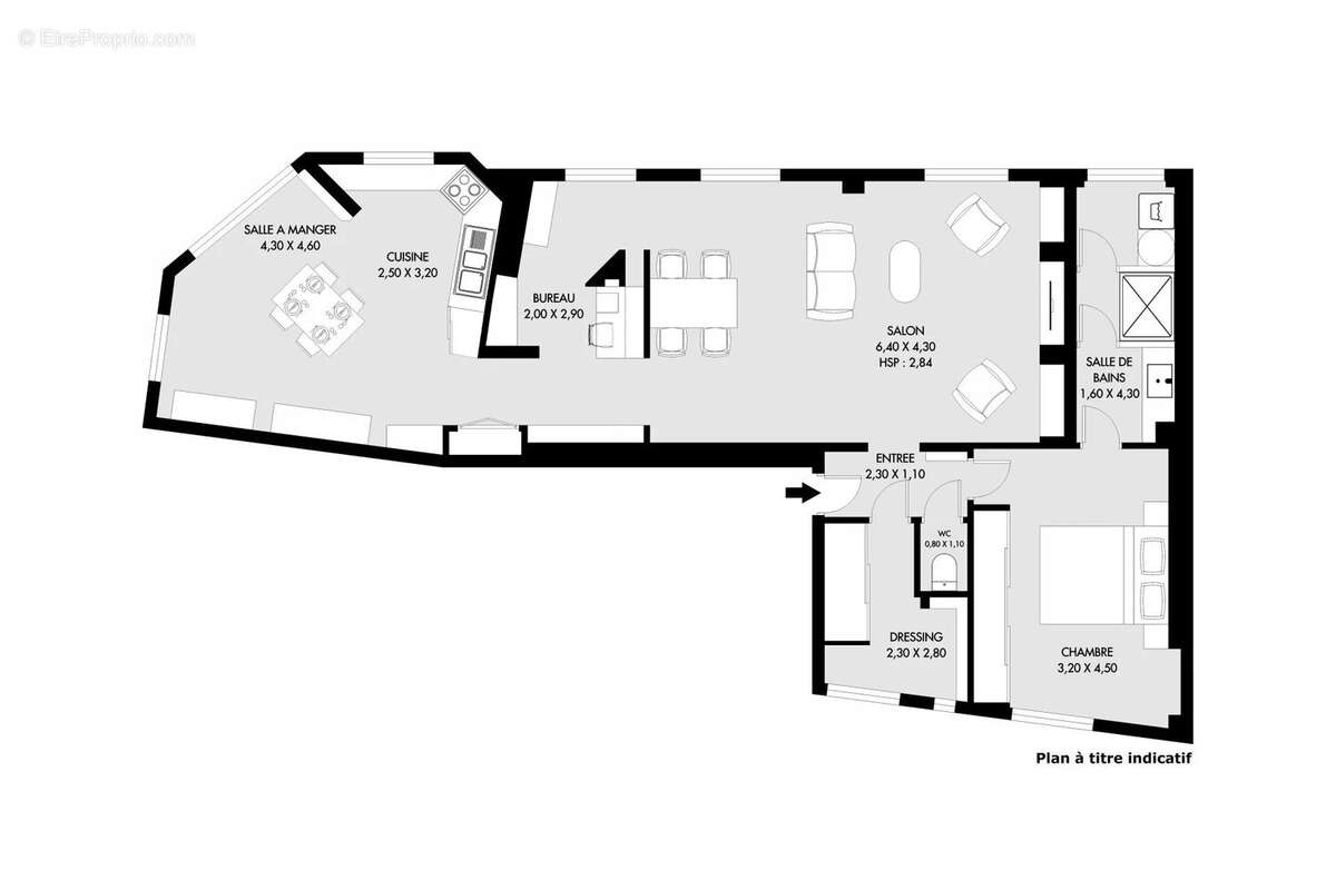 Appartement à PARIS-18E