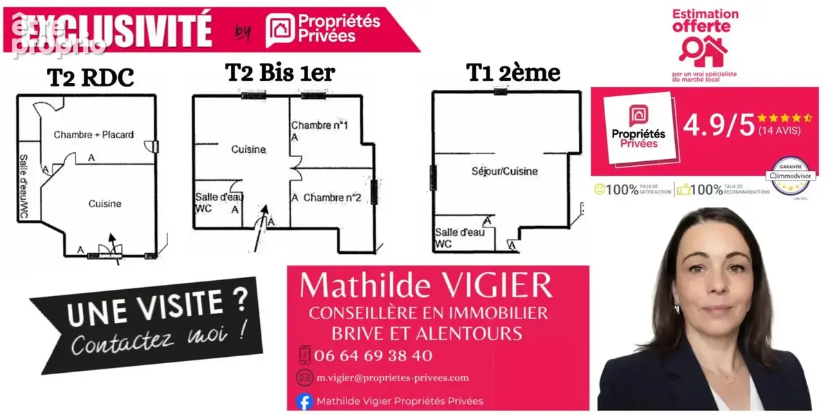 Immeuble de rapport - centre de voutezac - photo 10
