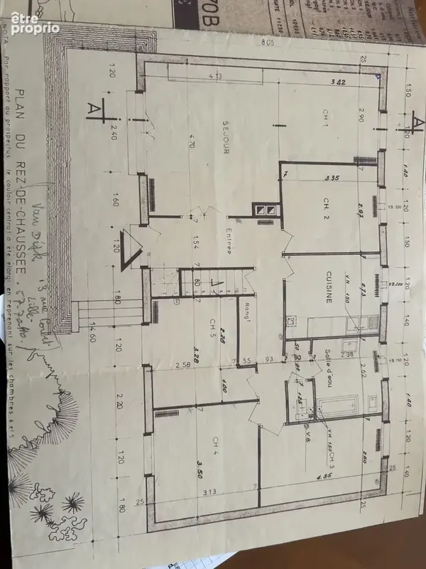 Plain pied individuelle à rénover développant 100m2 habitables + sous-sol et bâti sur 727m2. - photo 18