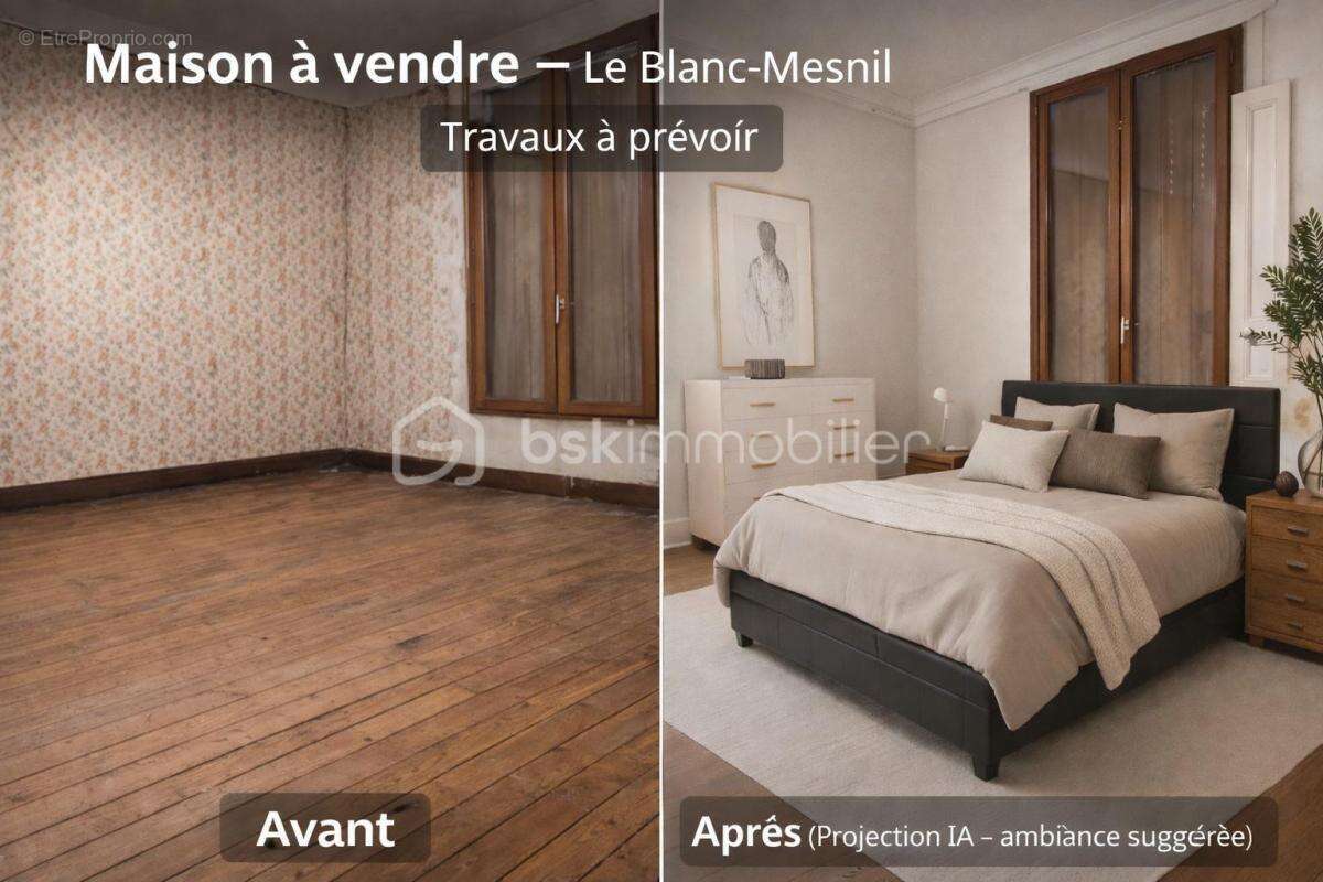 Maison individuelle à rénover avec jardin – Le Blanc-Mesnil - photo 6