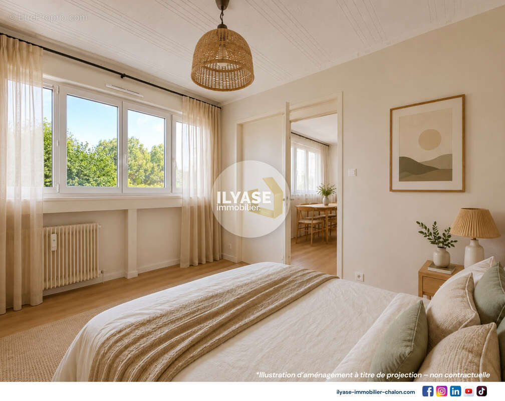 Appartement T3  2 CH  67m2 - photo 9