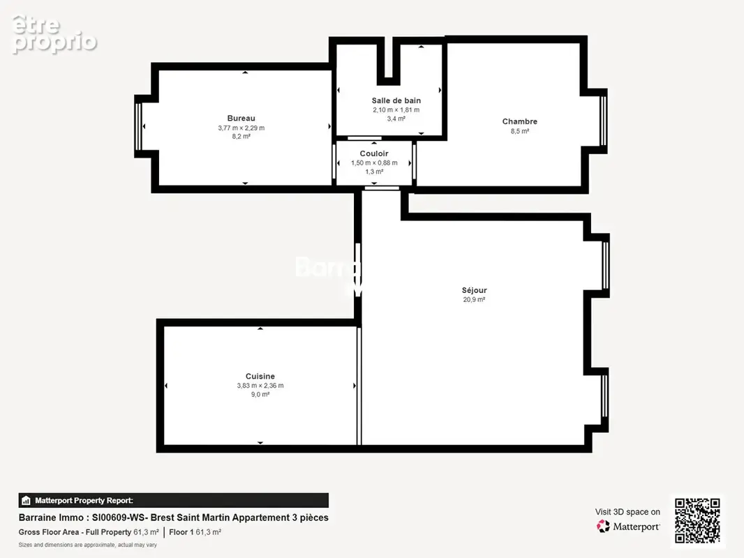 A vendre brest exclusivite saint-martin appt t3 de 50m² - photo 16
