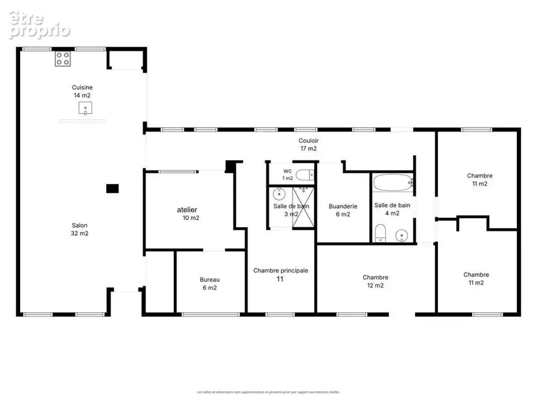 Maison de plain-pied, avec 4 ou 5 chambres, jardin - photo 8