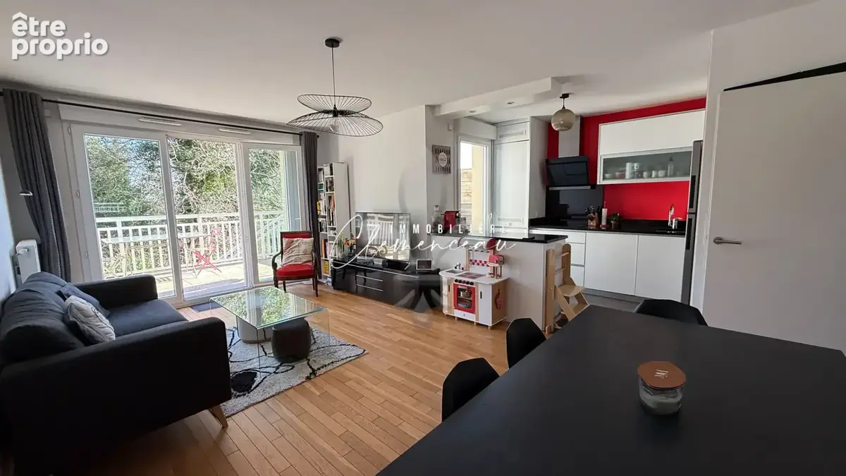 A vendre - appartement 82.45 m² - 3 chambres - jardin/terrasse 202 m² - 2 parking- 1 cave - photo 4