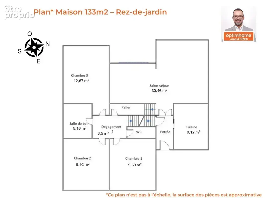 Maison familiale 6 ch jardin, garage double, DPE D, commodités à pied, gare 15 min - photo 20