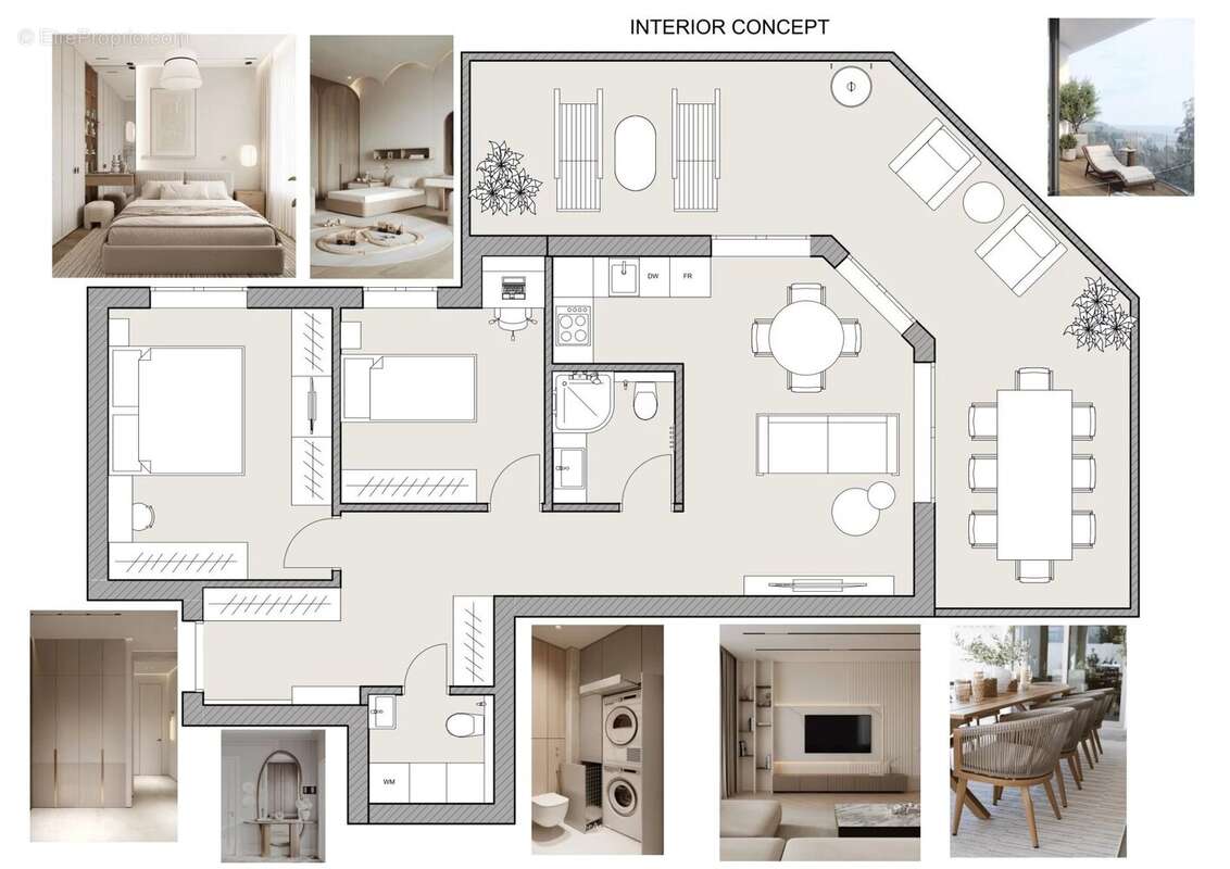 Appartement à CAP-D'AIL