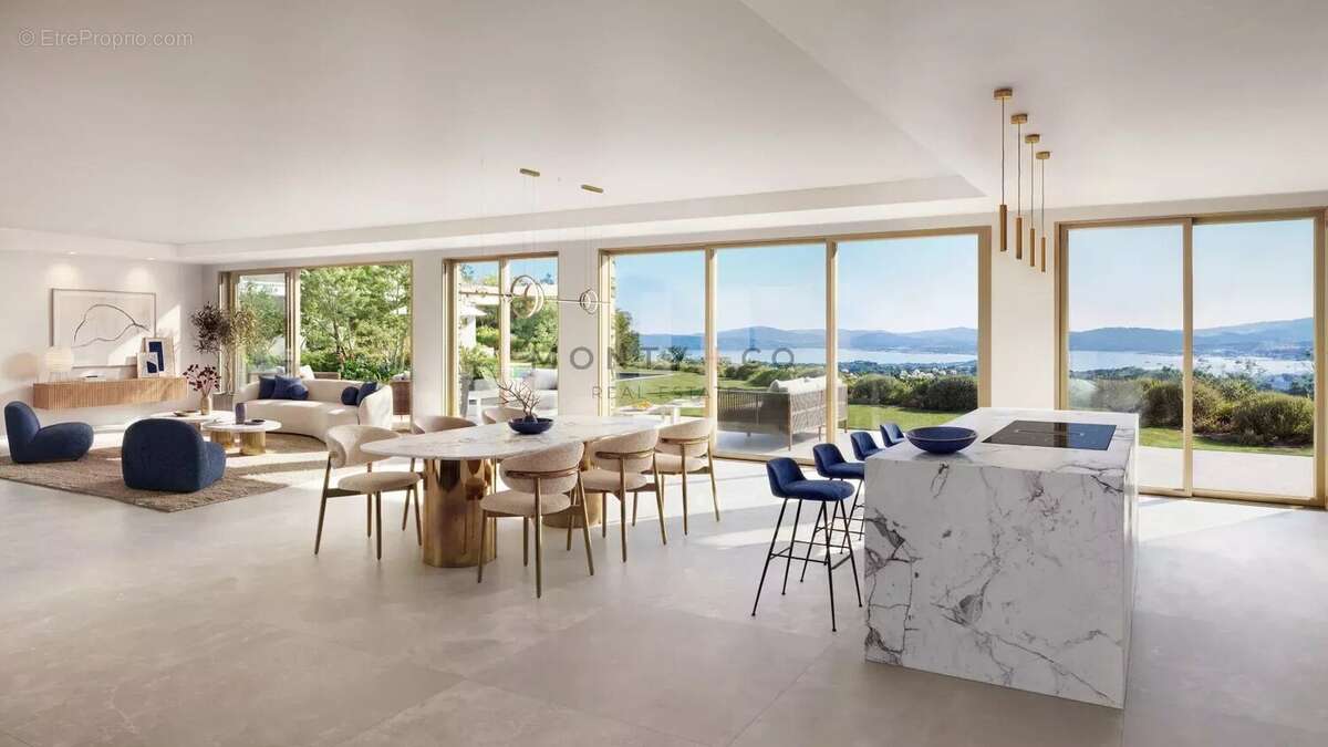 Vente villa 6 chambres vue mer dans un domaine privé a Grimaud - photo 3