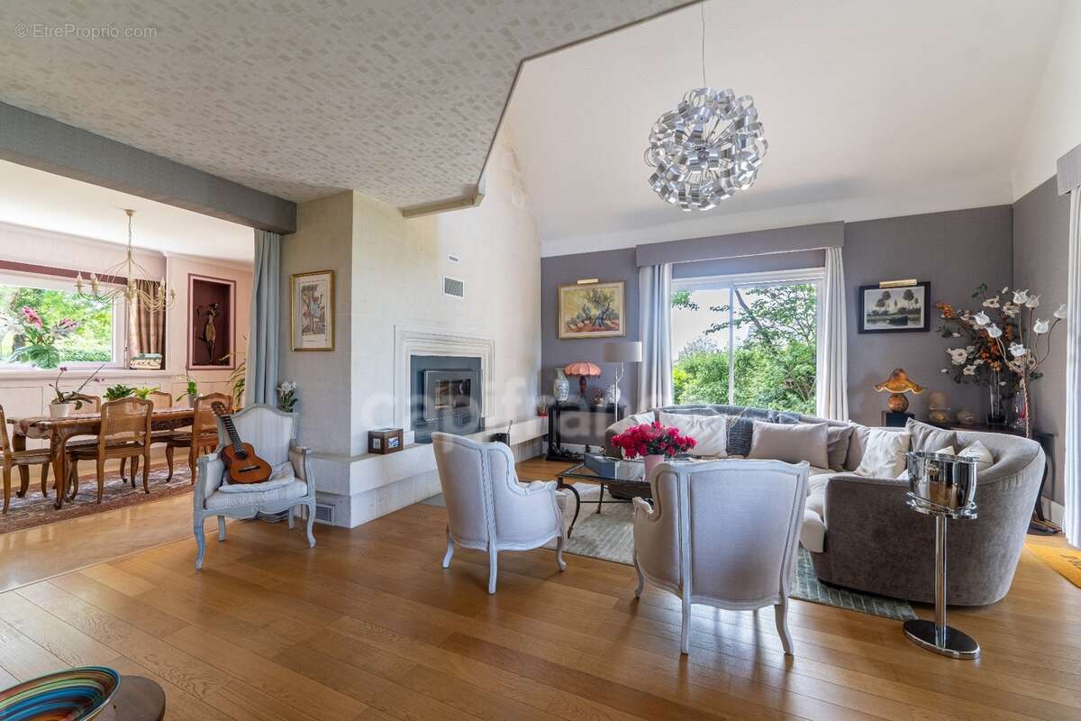 Propriete d'exception à vendre à SAUMUR (49400)  Panorama d'exception sur le château et la Loire - 328m² - 2278m²-piscine - photo 13