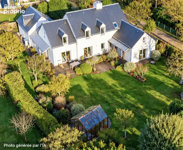 LANCIEUX   Maison d’architecte 236 m2   Terrain 1270 m2   Plage à pied - photo 3