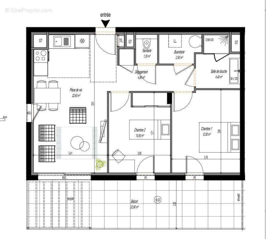 Appartement à SATHONAY-VILLAGE
