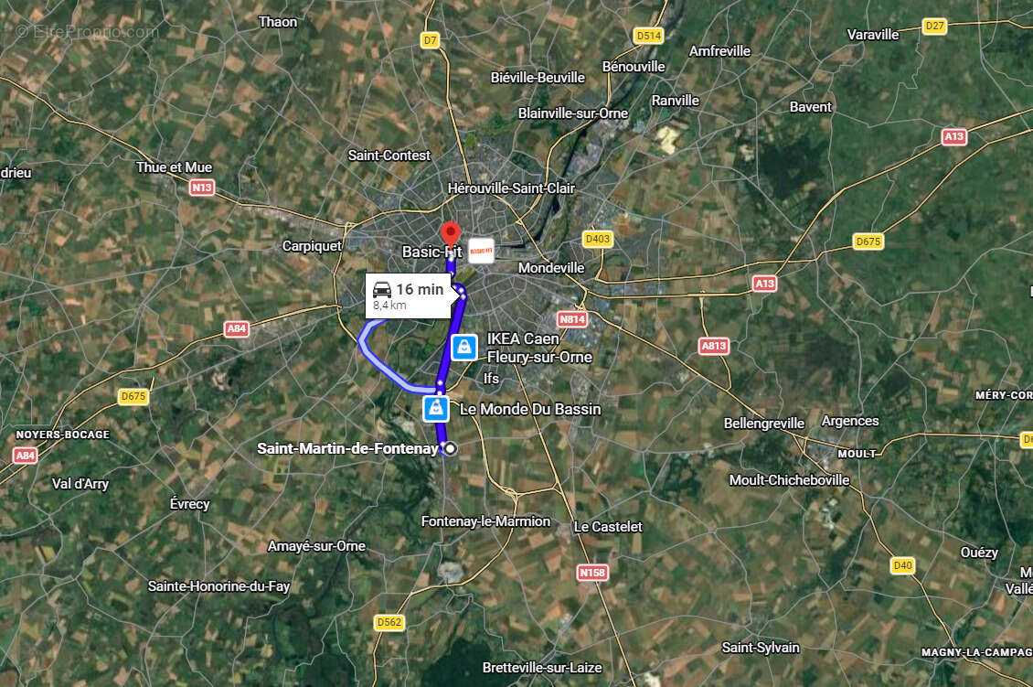 Terrain à SAINT-MARTIN-DE-FONTENAY