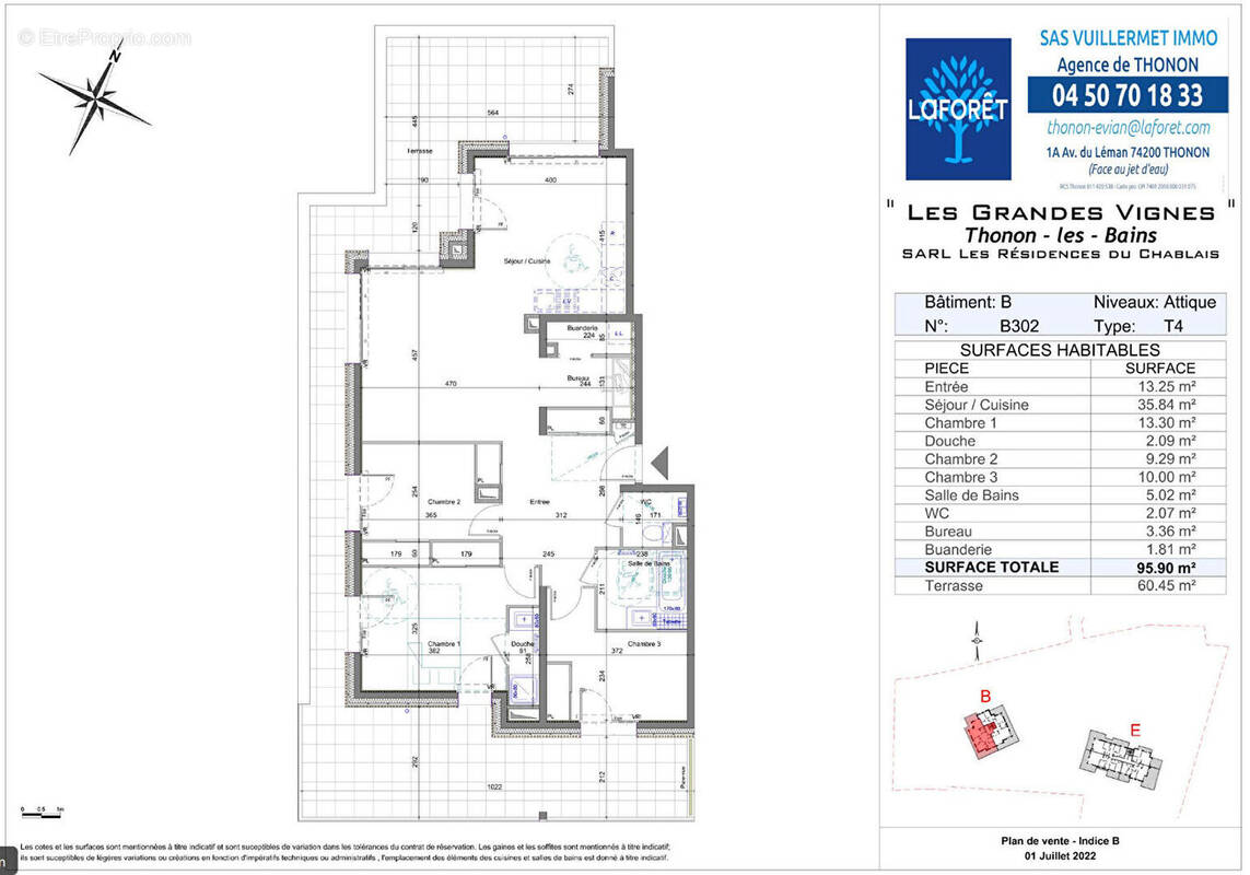 Appartement à THONON-LES-BAINS