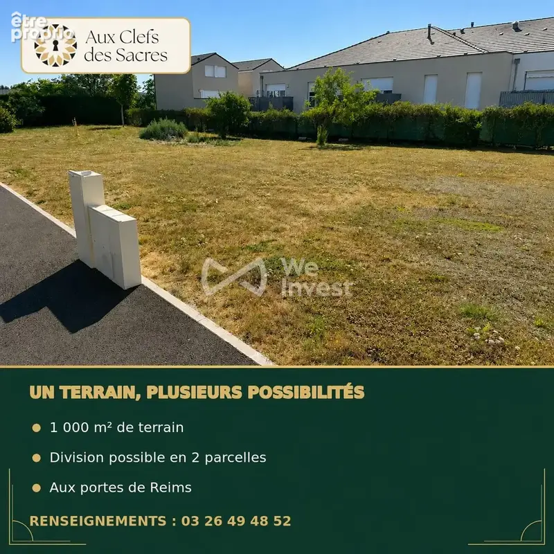 Terrain 416 m² à vendre à Reims (51100) - photo 2