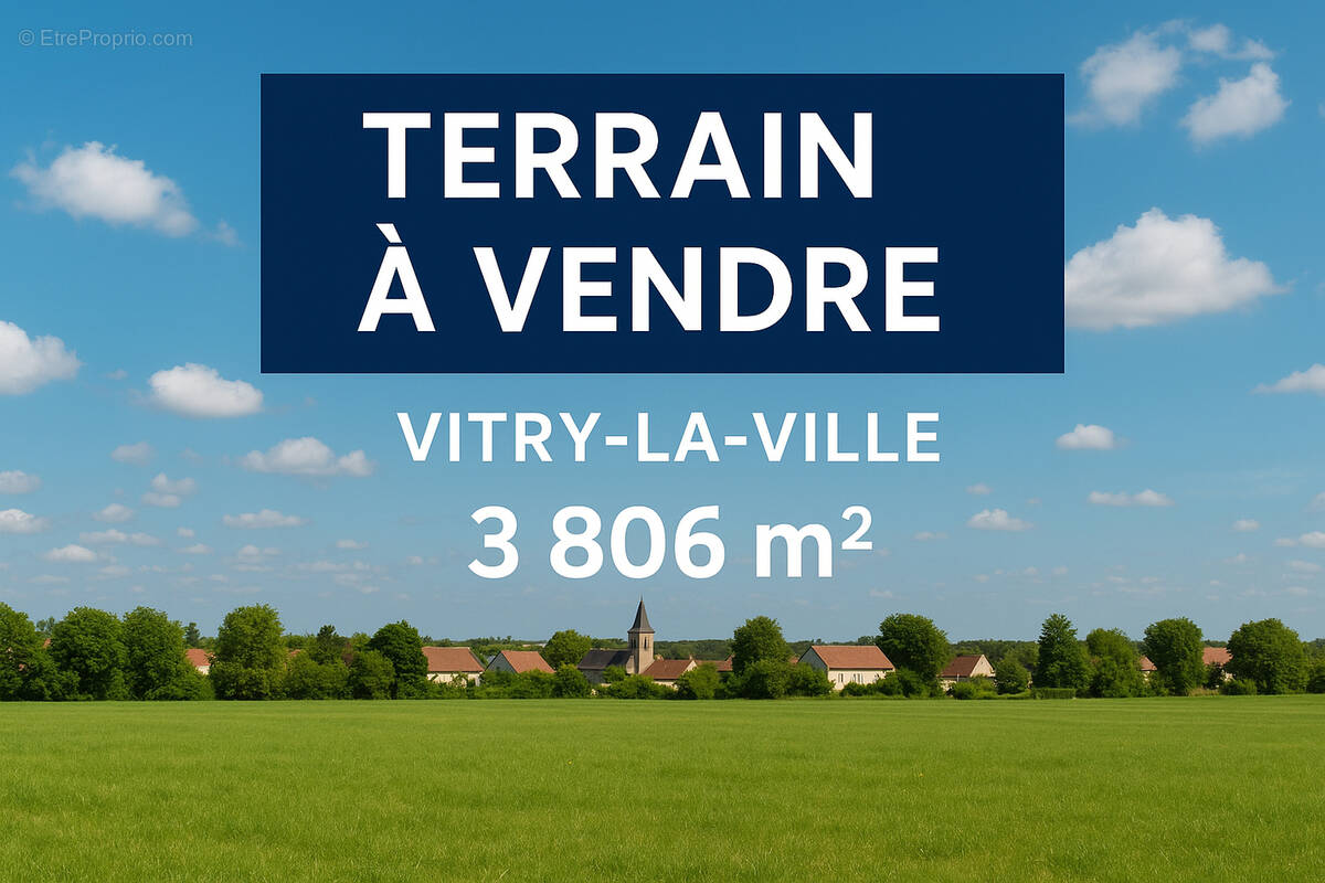 Terrain à VITRY-LA-VILLE