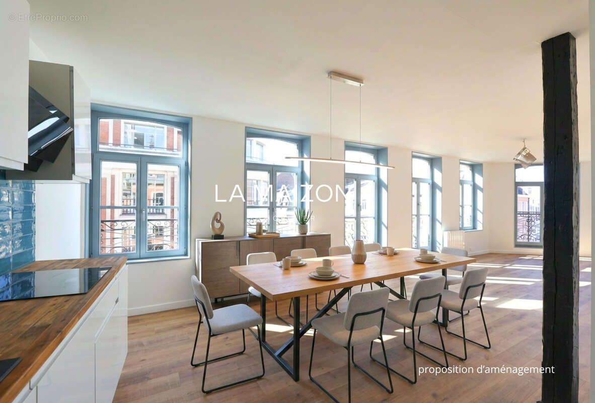 Duplex Lille hyper-centre 117m2 - photo 5