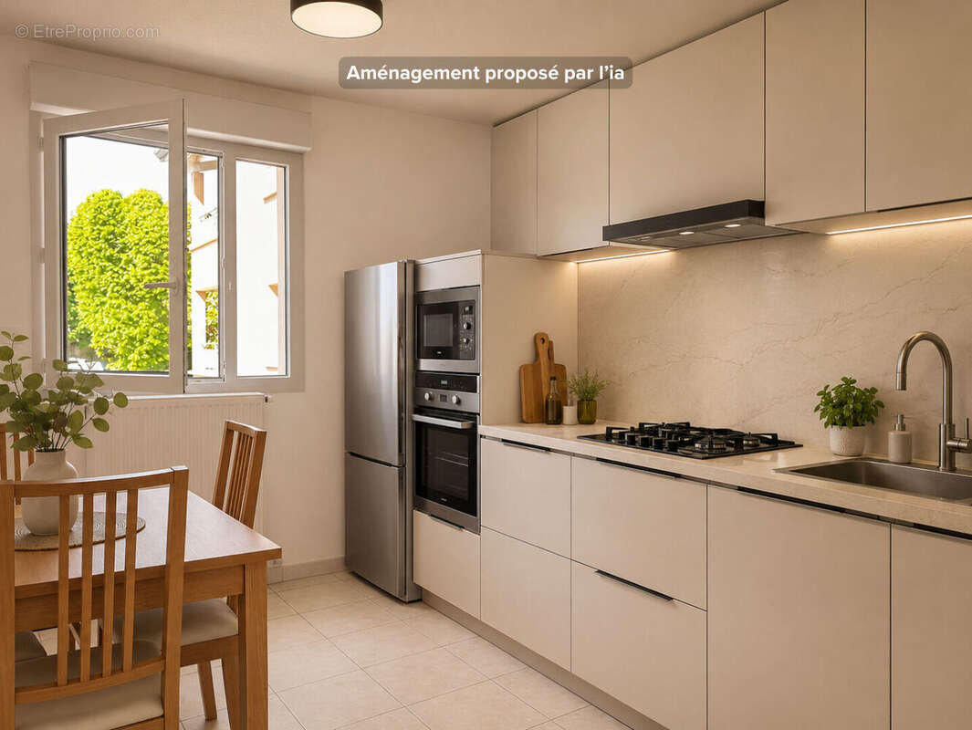 Liergues Appartement T3 avec terrasse dans copropriété sécurisée - photo 7