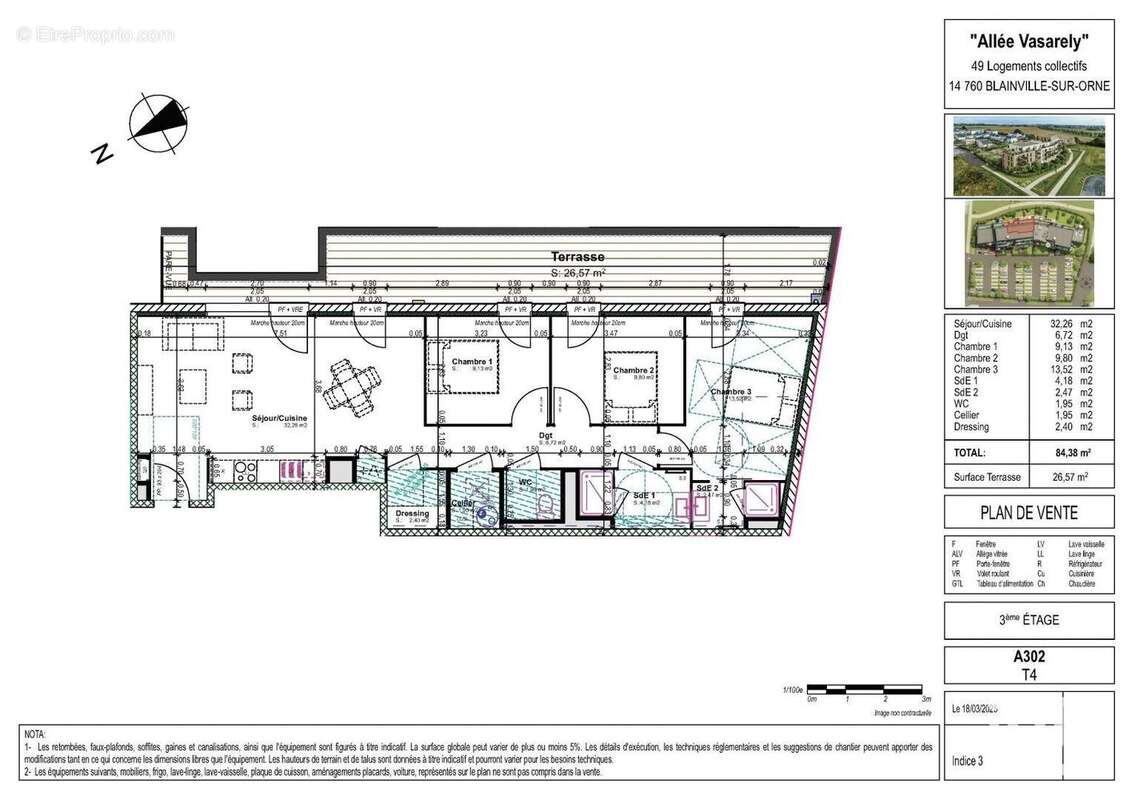 Photo 4 - Appartement à BLAINVILLE-SUR-ORNE