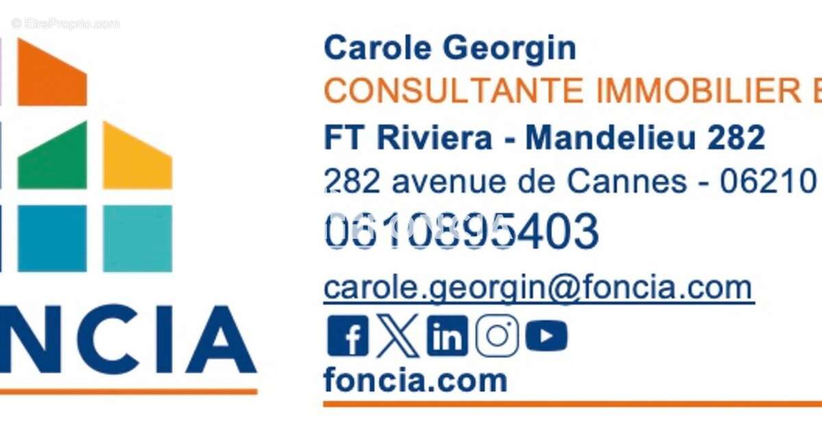 Appartement à MANDELIEU-LA-NAPOULE