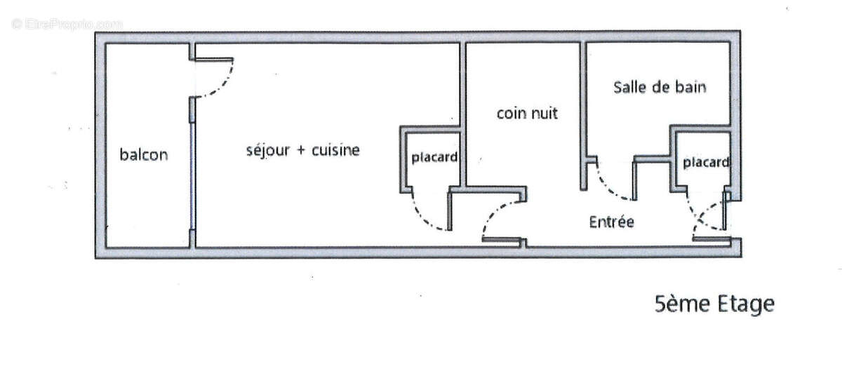Studio meublé avec garage - photo 10