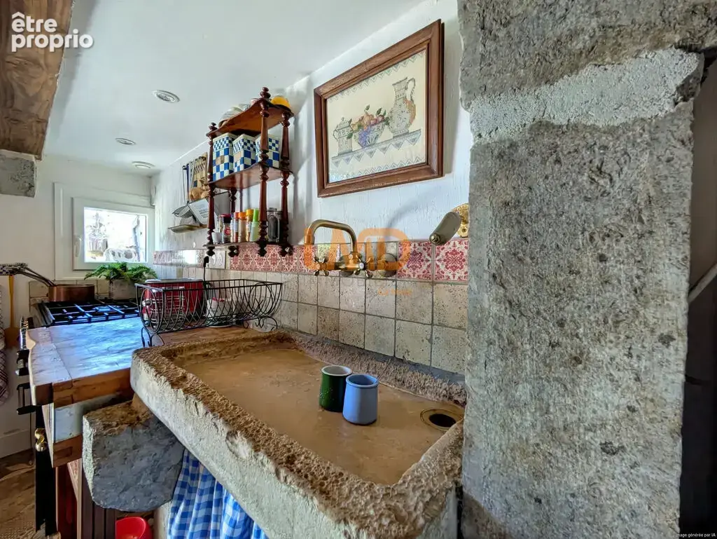 Maison en pierre 7 pièces 150m2, piscine, jardin - photo 15