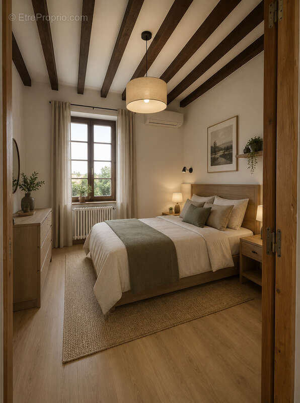 Maison de caractère à rénover de 105 m2 au calme absolu - photo 7