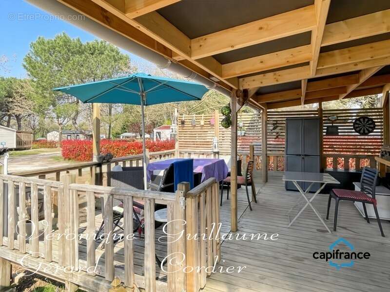 Mobil-Home de 32 M² de 2019, confortable avec belle terrasse et parcelle privative a vendre séparément en PRL - photo 4