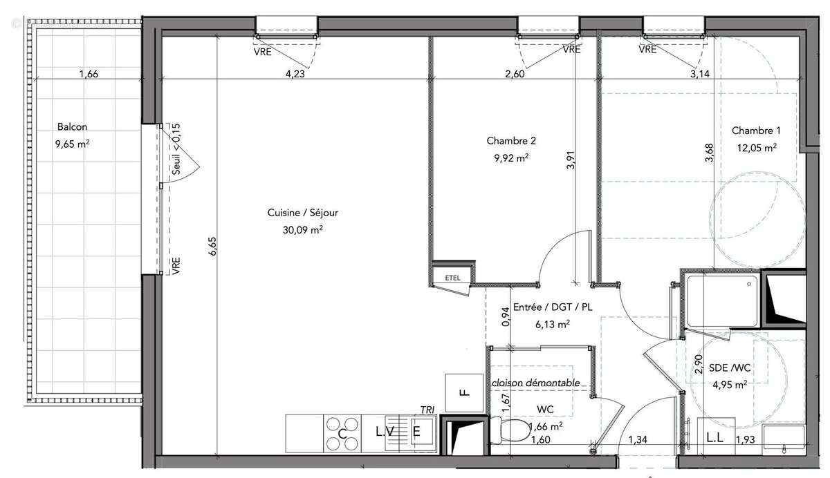 Appartement à CROZON