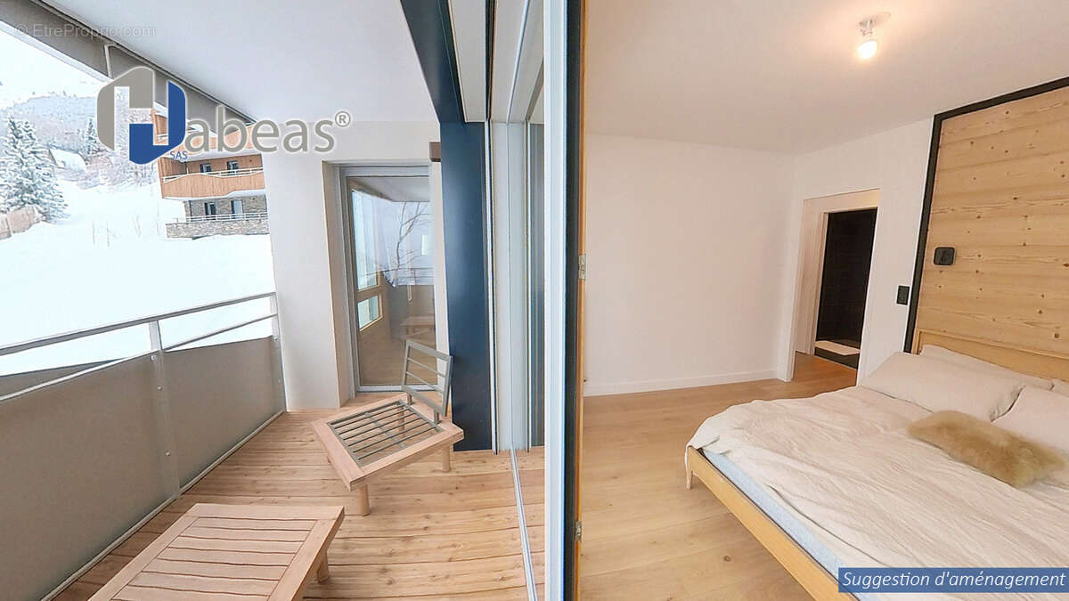 T2 avec 1 chambre et un Balcon de 16.31m², Un Casier à Ski, et un cellier - photo 18