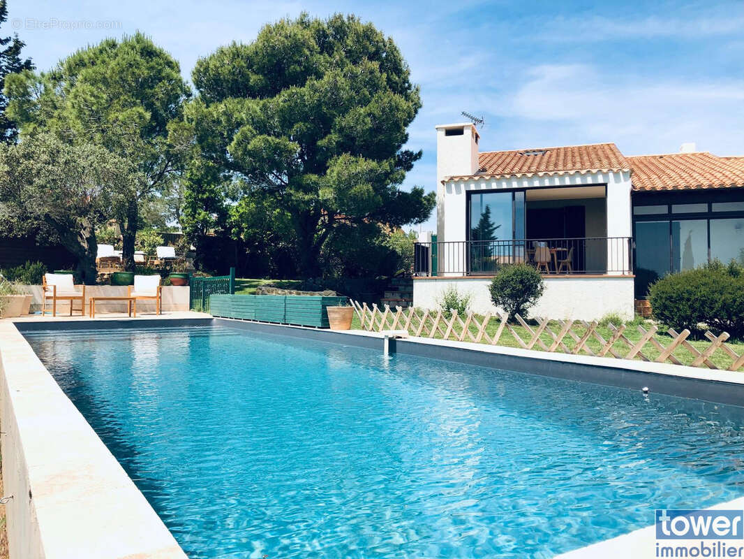 Villa 3 suites parentales avec piscine et vue mer et étang à Fitou - photo 11