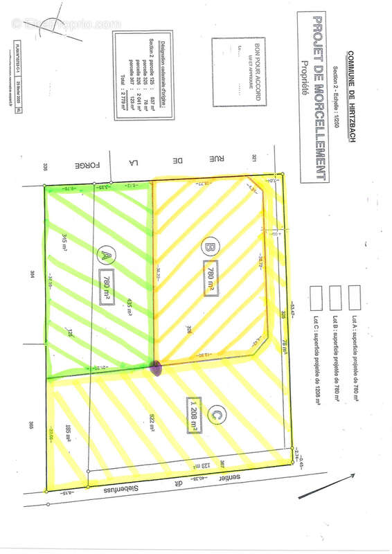 Terrain à HIRTZBACH