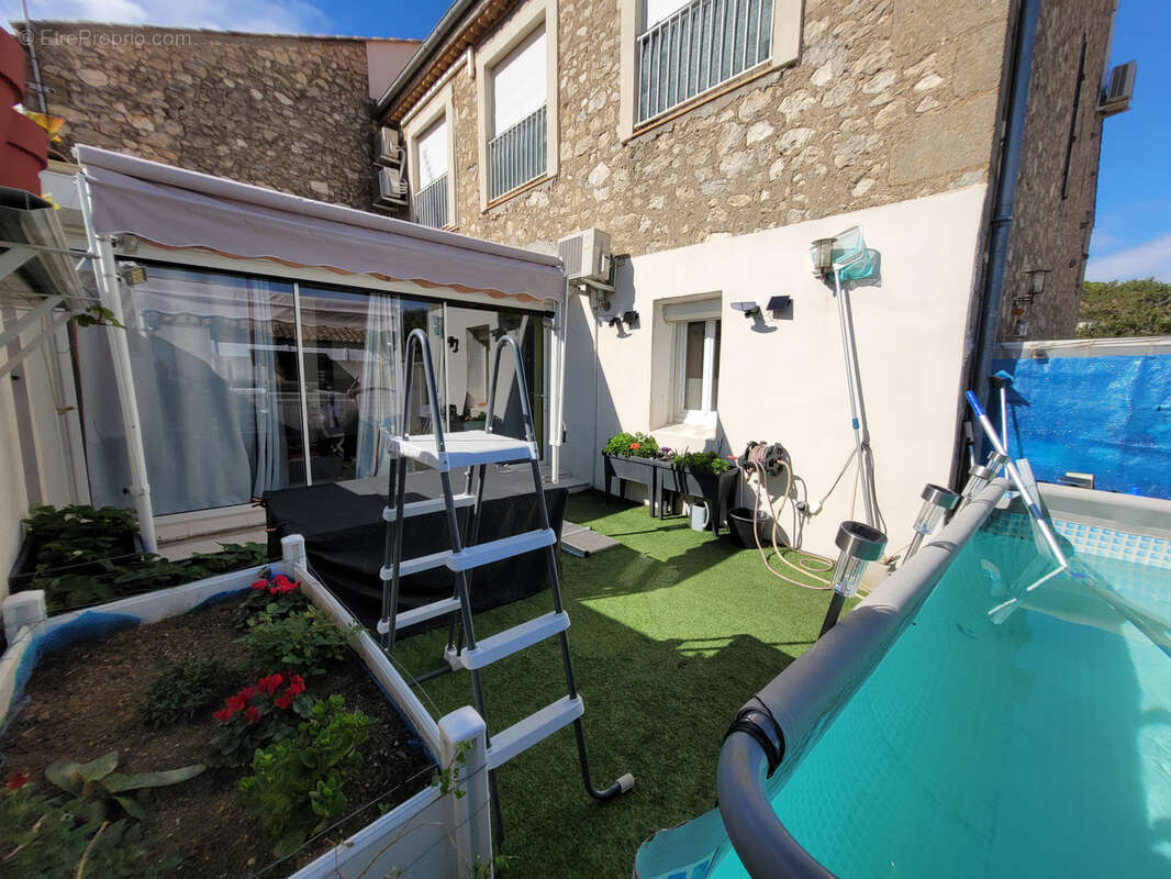 Fleury d'Aude Vente en nue-propriété Appartement de type 3 bis, avec terrain de 90 m2 parking. - photo 12
