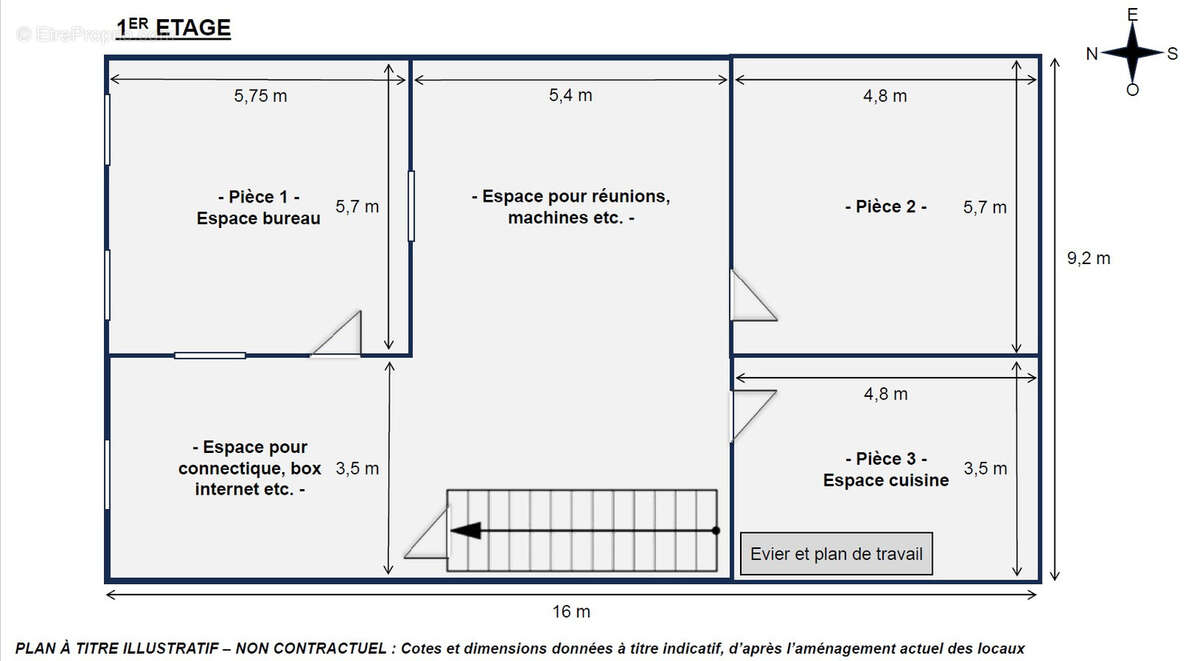 À vendre   local commercial de 300 m2 en zone d’activite - abbeville - photo 3